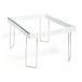 Smead Heavy-Duty verstelbare hangende mapframe, lettergrootte, wit, 16 inch tot 24 inch, 1 per verpakking (64850)