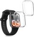 kwmobile 2x smartwatch hoes geschikt voor Xiaomi Smart Band 10 Pro‌ hoesje - Siliconen sporthorloge cover - Activity tracker case in transparant