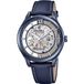 Festina F20795/1 Heren Polshorloge Automatisch Blauw Leer Saffierglas