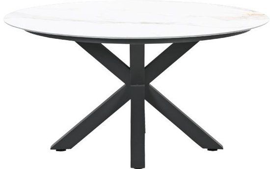 Garden Impressions Lowland Tuintafel Venice White - Ø150 cm