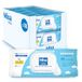 Mixa Lingettes au lait de toilette, 18 x 48 lingettes