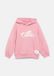 s.Oliver Sweatshirt Kinderen Roze Katoen Logo Regular Fit