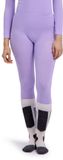 FALKE Warm Long Tights sneldrogend functioneel lang functioneel ondergoed dames paars - maat M
