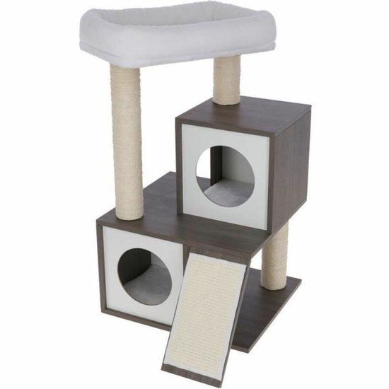 Kerbl Krabpaal voor Katten Grijs Wit/Zwart Sisal
