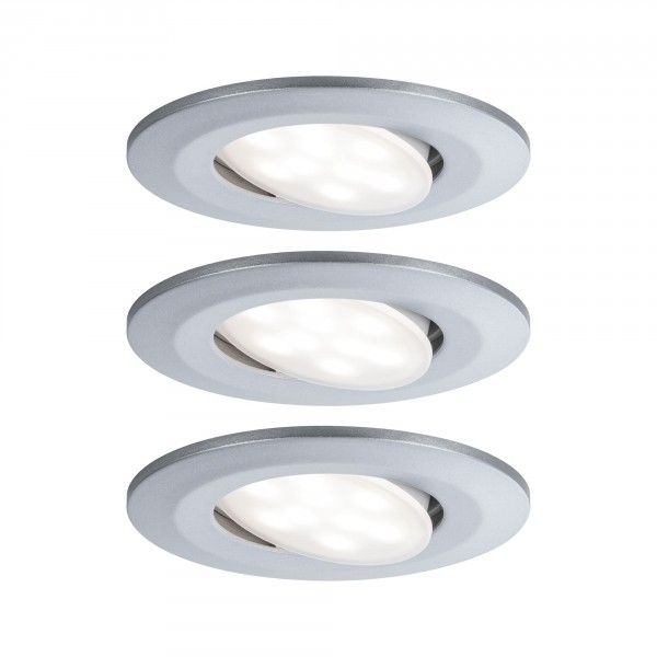 Paulmann Calla 999.33 LED Inbouwspot - Set van 3 - 19.5W - Neutraal Wit - Chroom - IP65