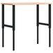 Établi rectangulaire 100x60x(71,5-98) cm hêtre massif