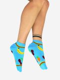 Unabux Sneakersokken Dierenprint 5-pack Unisex Maat 42-46 JUICY