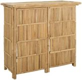 vidaXL Bartafel voor buiten, natuur, 115 x 55 x 105 cm, bamboe