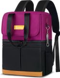 Unyqoos® Sac à dos isotherme Noir Violet