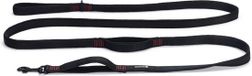 Beeztees Parinca Premium Hondenriem 3 meter - Hondenlijn - Met 3 handvaten - Nylon - Zwart - 300cmx25mm