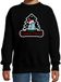 Bellatio Decorations Dolfijn Dieren Kersttrui Zwart Kinderen - Foute Dolfijnen Kerstsweater Jongen/Meisjes - Kerst Outfit Dierenliefhebber 98/104