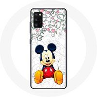 Maniacase Hoesje voor Samsung Galaxy S20 Mickey Mouse Bloemen Harten