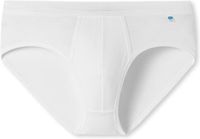 SCHIESSER Long Life Cotton midi-slip met gulp - Zwart - Maat XL