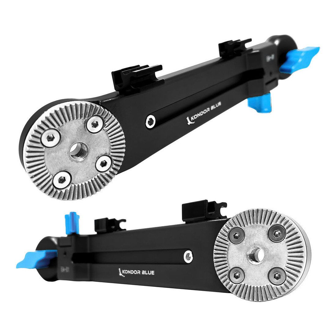 Kondor Blue Adjustable Rosette Extension Arm - Raven Black