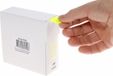 Rillprint Etiket 25mm 500st op rol fluor geel