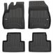 Frogum No.77 Automat / Vloermat - 3D Pasvorm - Geschikt voor Opel Zafira C 2012-2019 - TPE Rubber - 4-delig - Hoge Rand 6cm - Zwart