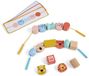 Eurekakids Jouets en perles en bois - Animaux à relier Or Enfants