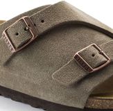Birkenstock Pantoufle Zürich BS 050463 Taupe Suède Smal