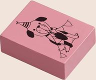 May and Berry Hobbystempel Hond Roze 3.5 x 4.5 cm