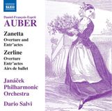 Ouvertures Naxos Dario Salvi, Janácek Philharmonic - Auber: Ouvertures (Vol. 5) : Zanetta - Zerline (CD)