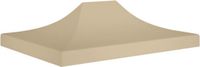 vidaXL Partytentdak 270 g/m² 4,5x3 m beige