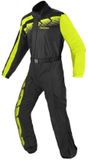Spidi Touring Yellow Fluo Rain Suit - Zwart/Fluoriserend geel