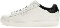 Guess Nola Heren Sneakers Wit/Zwart Leer Maat 42