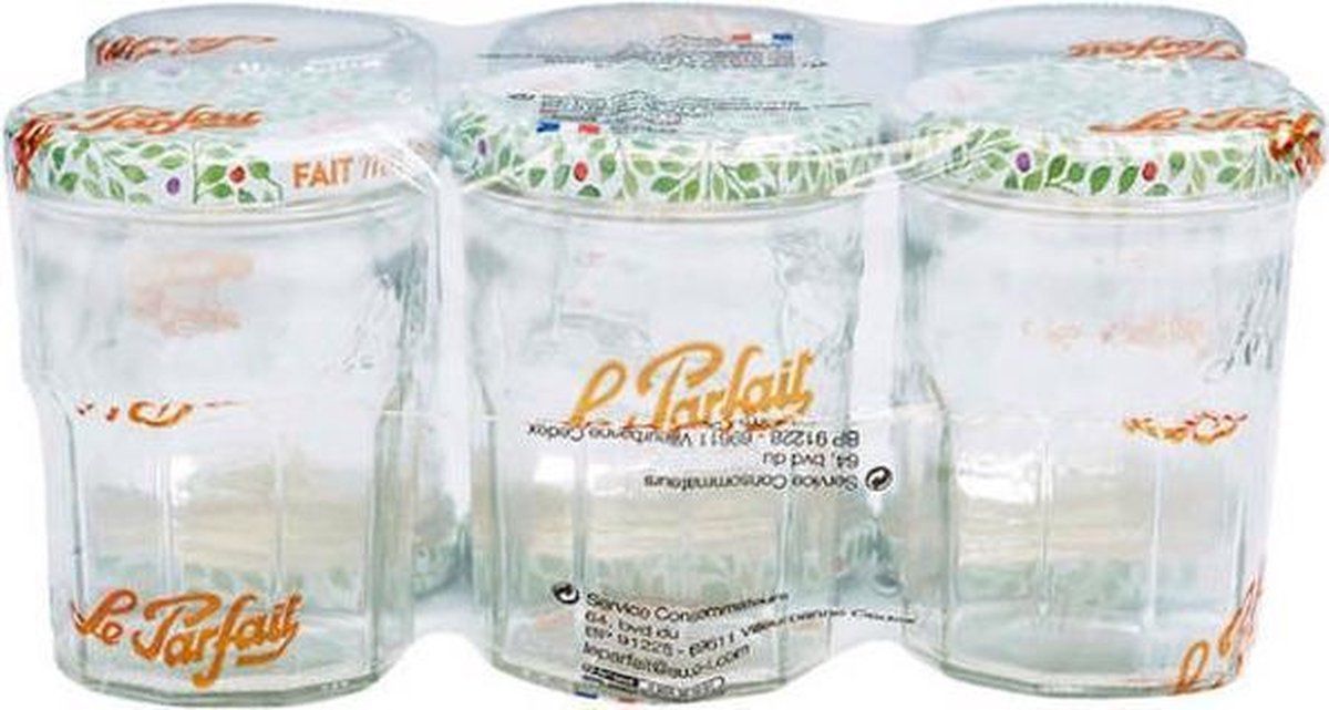 Le Parfait Confituurpot - 324 ml - Set-6