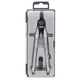 Idena 20062 - snelverstelpasser in etui, inclusief reservevullingen in beschermhoes, zilver/zwart, 1 etui