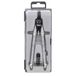 Idena 20062 - snelverstelpasser in etui, inclusief reservevullingen in beschermhoes, zilver/zwart, 1 etui
