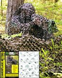 Mil-Tec Uniseks - Crazy Camo netdekens voor volwassenen, wit, één maat