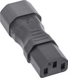 InLine® C13 - C14 stroomadapter / zwart