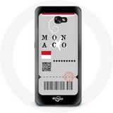 Maniacase Etui voor Samsung Galaxy A3 2017 Air ticket Monaco