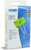 Rapesco 1421 19 mm Papierklemmen, Groene met Vinkjes, Verpakking van 80