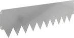 vidaXL Bordure de pelouse 10 pièces 103 x 30 cm Acier argent