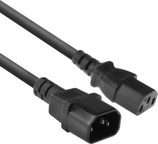 ACT AC3315 Verlengkabel C13 naar C14 - 1.8m
