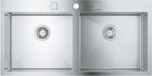 Grohe K800 spoelbak, 102x56 cm, geborsteld RVS