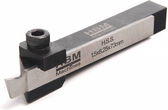 HBM 8 mm afsteekhouder met HSS mes