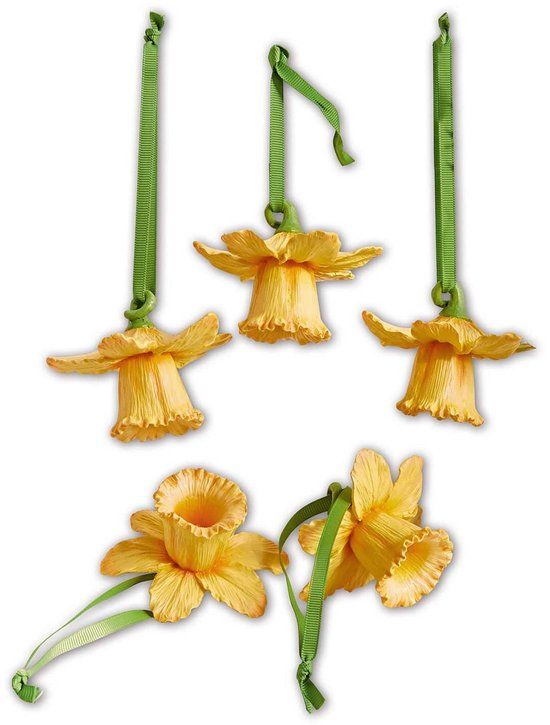 LOBERON Hanger set van 5 Lozere geel