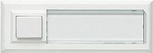 Grothe 51015 Belknop Met naambord 1-voudig Wit 12 V/1,5 A