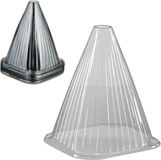 Relaxdays plantenhoed - set van 32 - plantenstolp - bescherming planten - tegen vorst - grijs
