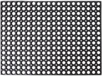 Luance Deurmat - 60 x 80 cm - Rubber - Zwart