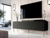 Mobistoxx JUNATO Meuble tv-hifi 4 portes noir