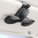 Joyroom Zonnebrilhouder voor Auto - Zonneklephouder - Brilhouder - Leesbril Houder - Clip voor auto - Zonneklep - Zwart