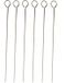 Arte R - BBQ/barbecue spiezen/vleespennen - 18x - metaal - 25 cm