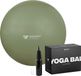 Rockerz Deluxe Yoga bal - Olijfgroen - 75 cm