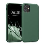kwmobile telefoonhoesje geschikt voor Apple iPhone 11 - Hoesje voor smartphone - Back cover in donkergroen