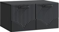 vidaXL Wandmontage TV-kast Zwart 59,5 x 41 x 30 cm Bewerkt hout