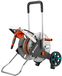 Gardena 18547-20 AquaRoll Slangenwagen M Easy Metal - 25m Slang - Zwart/RVS