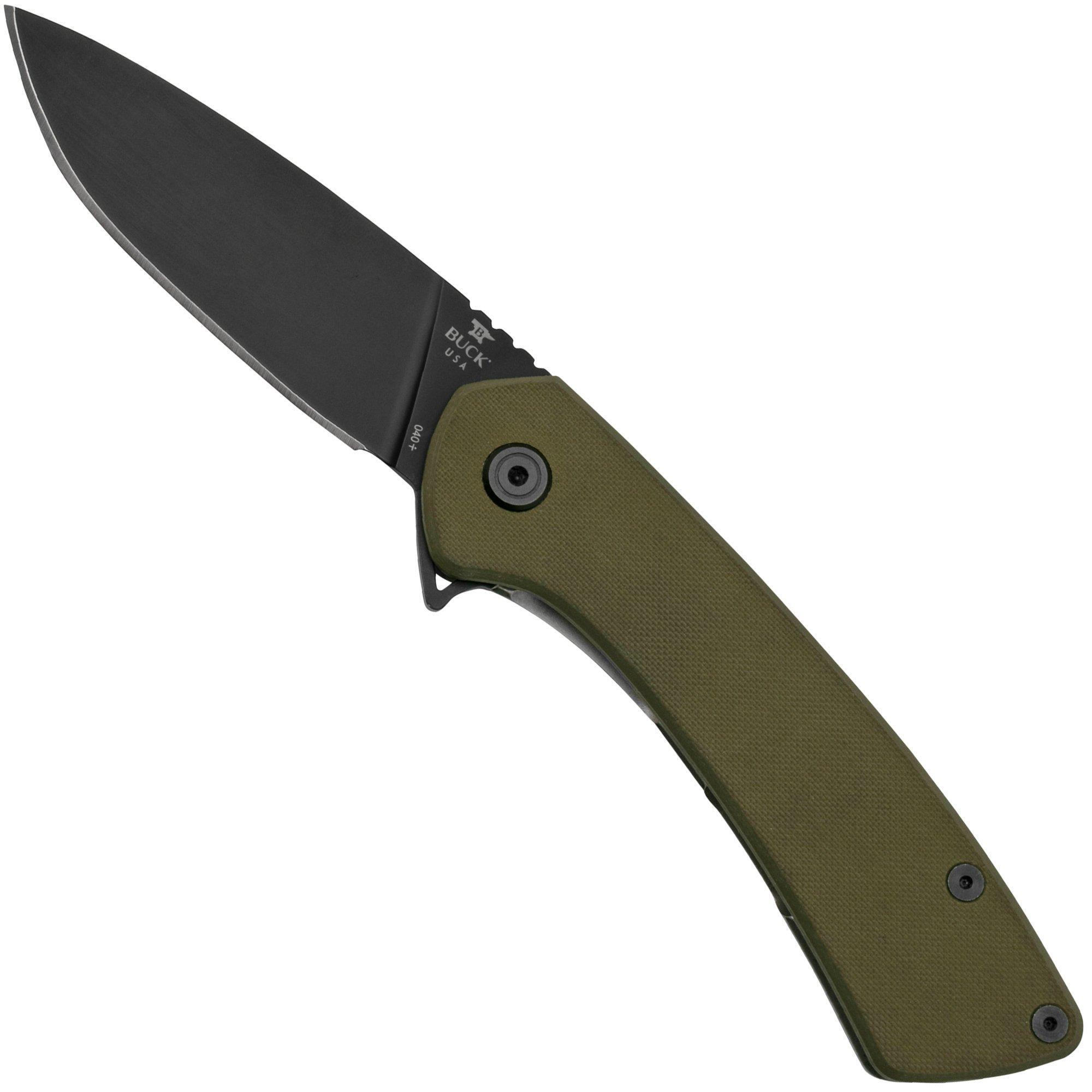 Buck Onset 040GRS, O.D. Green G10, zakmes